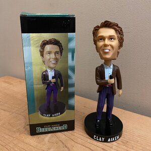 Clay Aiken Bobblehead 2003 American Idol UNC Charlotte Promo w/ Box